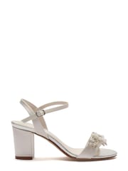 Rainbow Club Ivory Regular Fit Mia Bridal Satin Wedding Shoes - Image 2 of 5