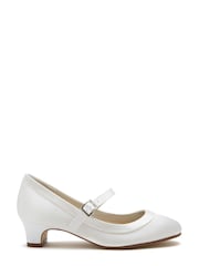 Rainbow Club White Maisie Satin Bridesmaid  Shoes - Kids - Image 1 of 5