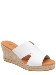 Ravel Espadrilles aus Leder mit Keilabsatz aus Bast - Bild 2 von 4