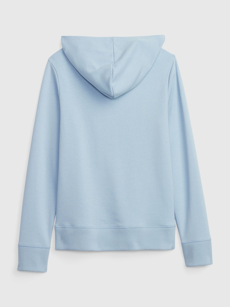 Gap Blue Floral Logo Hoodie - Image 2 of 3