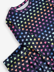Gap Blue Graphic Heart Print Long Sleeve Pyjamas - Image 6 of 7