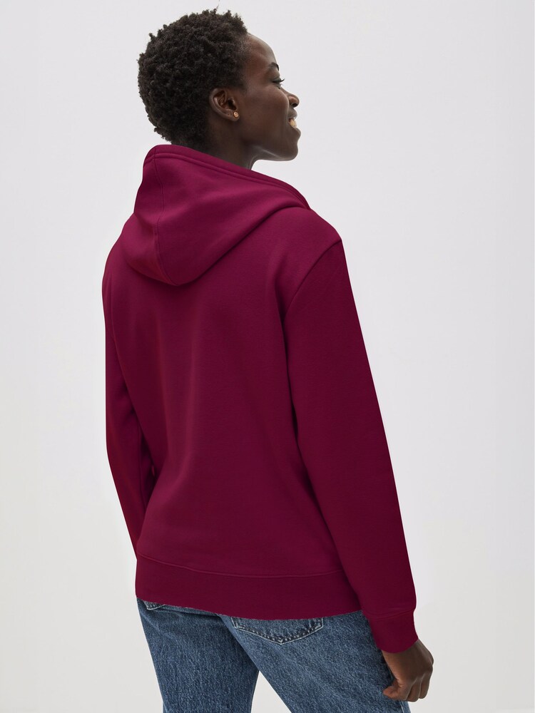 Gap Red Burgundy Logo Hoodie - Image 2 of 4 Gap Red Burgundy Logo Hoodie - Image 2 of 4
