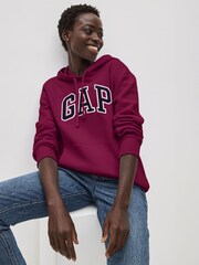 Gap Red Burgundy Logo Hoodie - Image 3 of 4