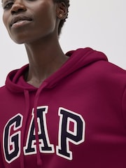 Gap Red Burgundy Logo Hoodie - Image 4 of 4