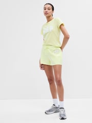 Gap Yellow Logo Jogger Shorts - Image 1 of 2