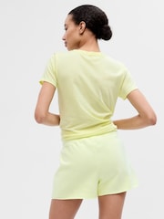 Gap Yellow Logo Jogger Shorts - Image 2 of 2
