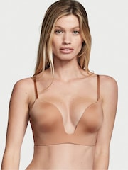 Victoria's Secret Sweet Praline Nude Plunge Low Back Bra - Image 1 of 4