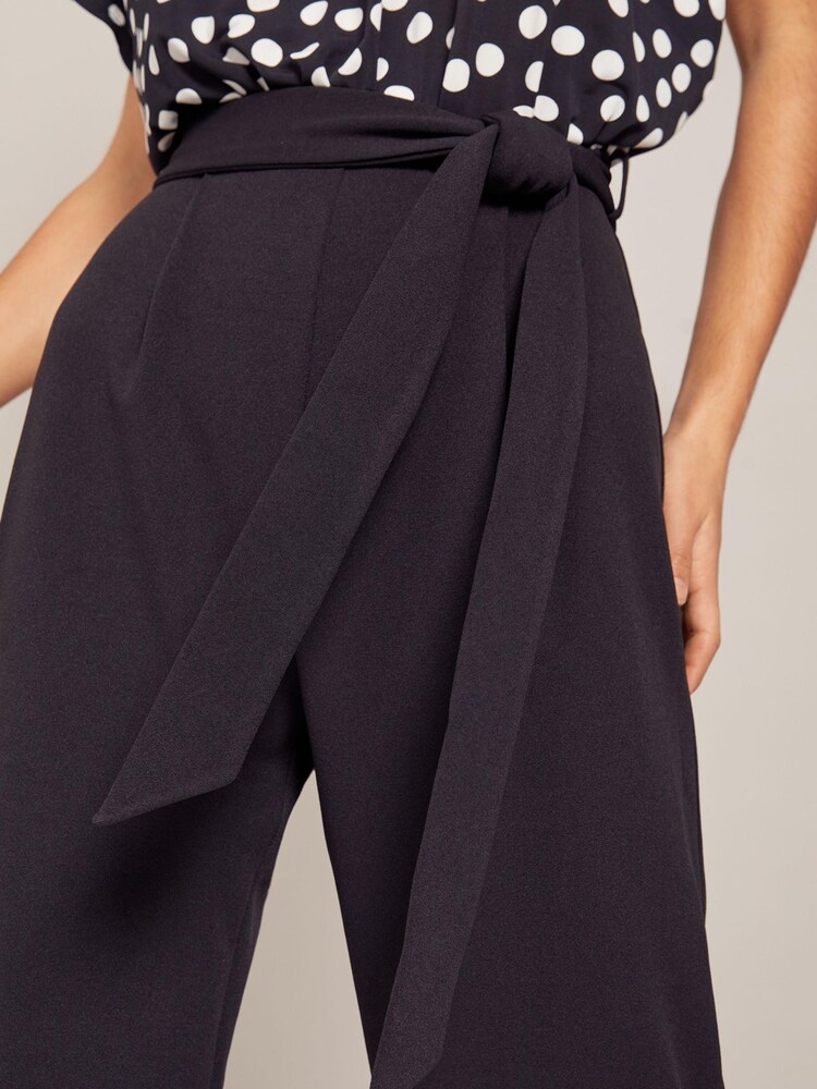 Friends Like These Black Spot Short Sleeve Batwing Summer Jumpsuit - Image 4 of 4