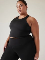 Athleta Black D-DD Conscious Crop Medium Impact Sports Bra - Image 1 of 5