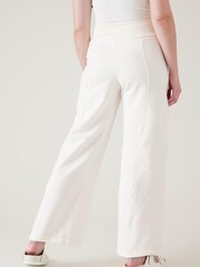 Athleta Cream Straight Leg Sweatpant Joggers - Image 2 of 5