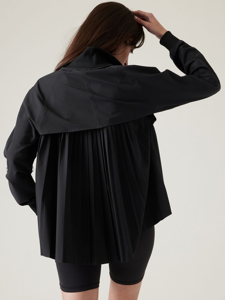Athleta Black Advantage Zip Up Jacket - Image 2 of 4 Athleta Black Advantage Zip Up Jacket - Image 2 of 4