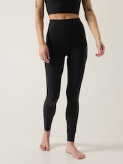 Athleta Black Full Length Salutation High Waisted Pocket Leggings - Image 1 of 5
