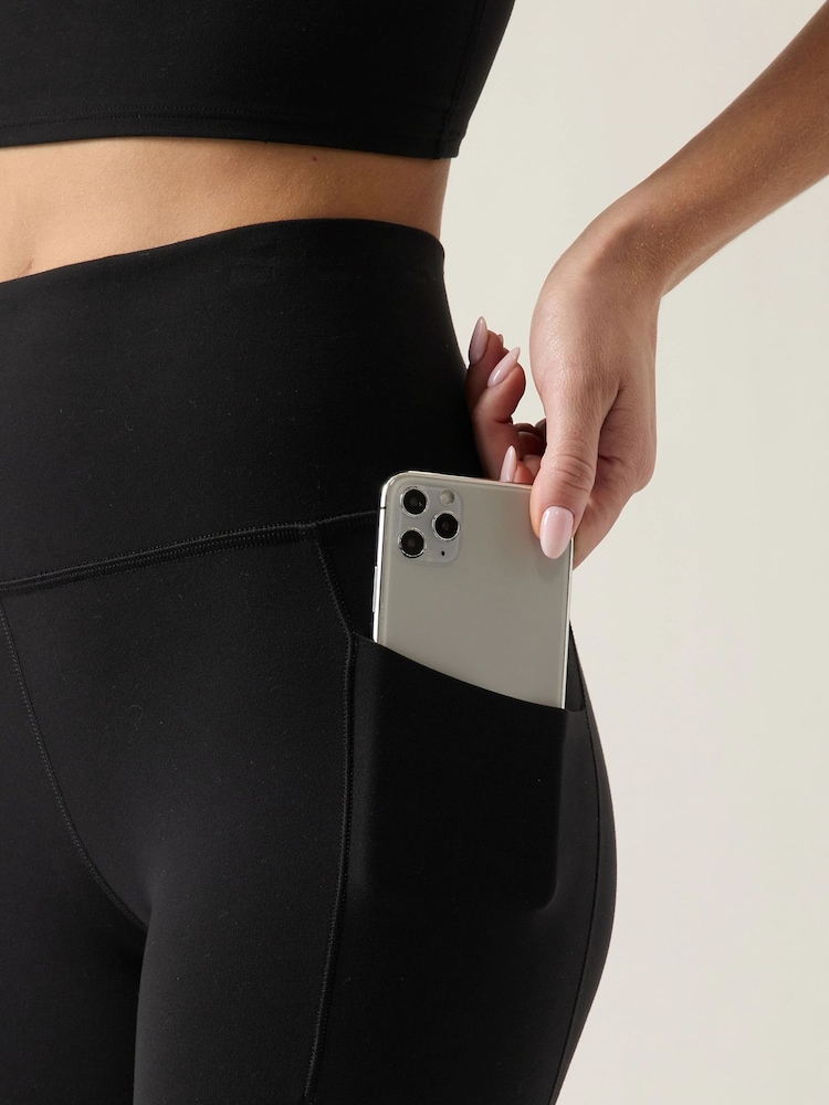 Zwart - Athleta Salutation legging met hoge taille en zakken - Image 4 of 5