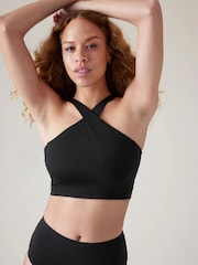 Athleta Black D-DD Cup Crossed Bikini Top - Image 1 of 5