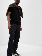 Gap Black Cargo Straight Trousers - Image 1 of 2