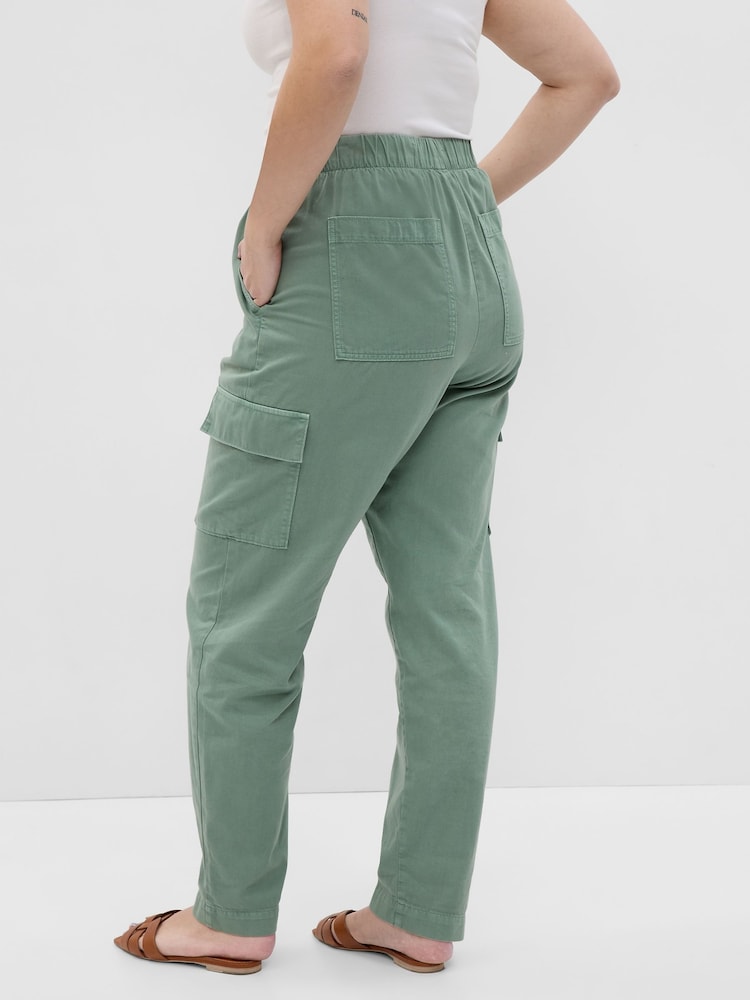 Gap Green Twill Cargo Trousers - Image 4 of 4 Gap Green Twill Cargo Trousers - Image 4 of 4
