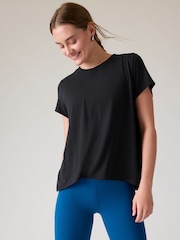 Athleta Black With Ease T-Shirt - Image 1 of 6