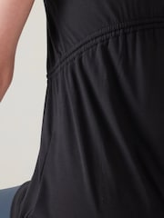 Athleta Black Crew Neck Air Out Tank - Image 6 of 7