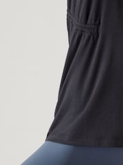 Athleta Black Crew Neck Air Out Tank - Image 7 of 7