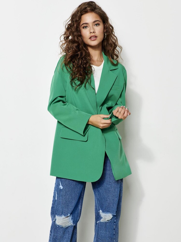 ONLY Light Green Oversized Fit Blazer - Image 1 of 5