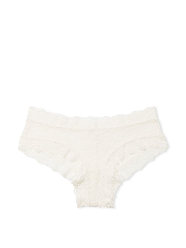 Victoria's Secret Coconut White Lacie Cheeky Knickers - Image 3 of 3