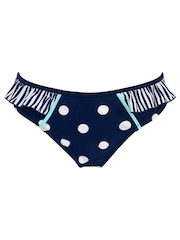 Pour Moi Blue Brief Beach House Bikini Brief - Image 4 of 5