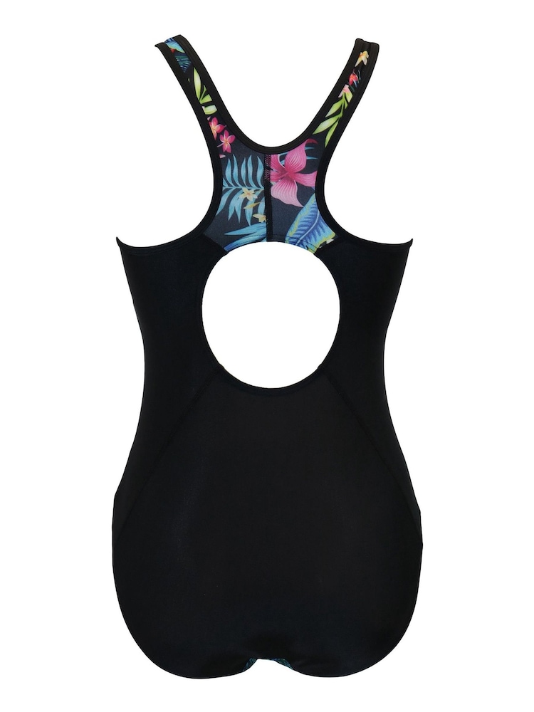 Pour Moi Black Tropical Energy Chlorine Resistant Recycled Swimsuit - Image 5 of 5