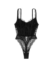 Victoria's Secret Black Lace Bodysuit - Image 3 of 3