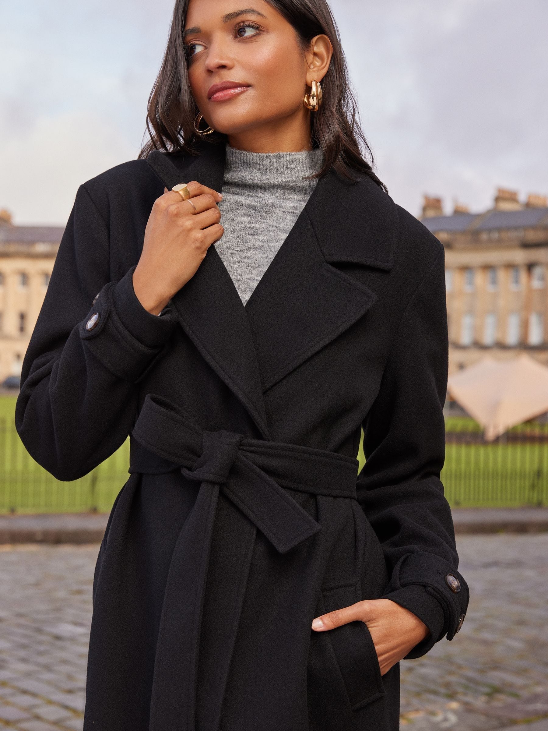 Next belted coat discount