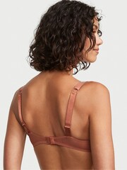 Victoria's Secret Chemise Nude Lace Shine Strap Push Up Bra - Image 2 of 3