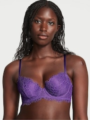 Victoria's Secret Violetta Purple Lace Lightly Lined Full Cup Bra - Image 1 of 3