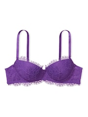 Victoria's Secret Violetta Purple Lace Lightly Lined Full Cup Bra - Image 3 of 3