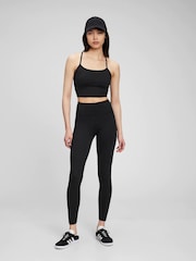 Negro - Leggings de tiro alto con diseño superelástico de Gap - Imagen 1 de 7