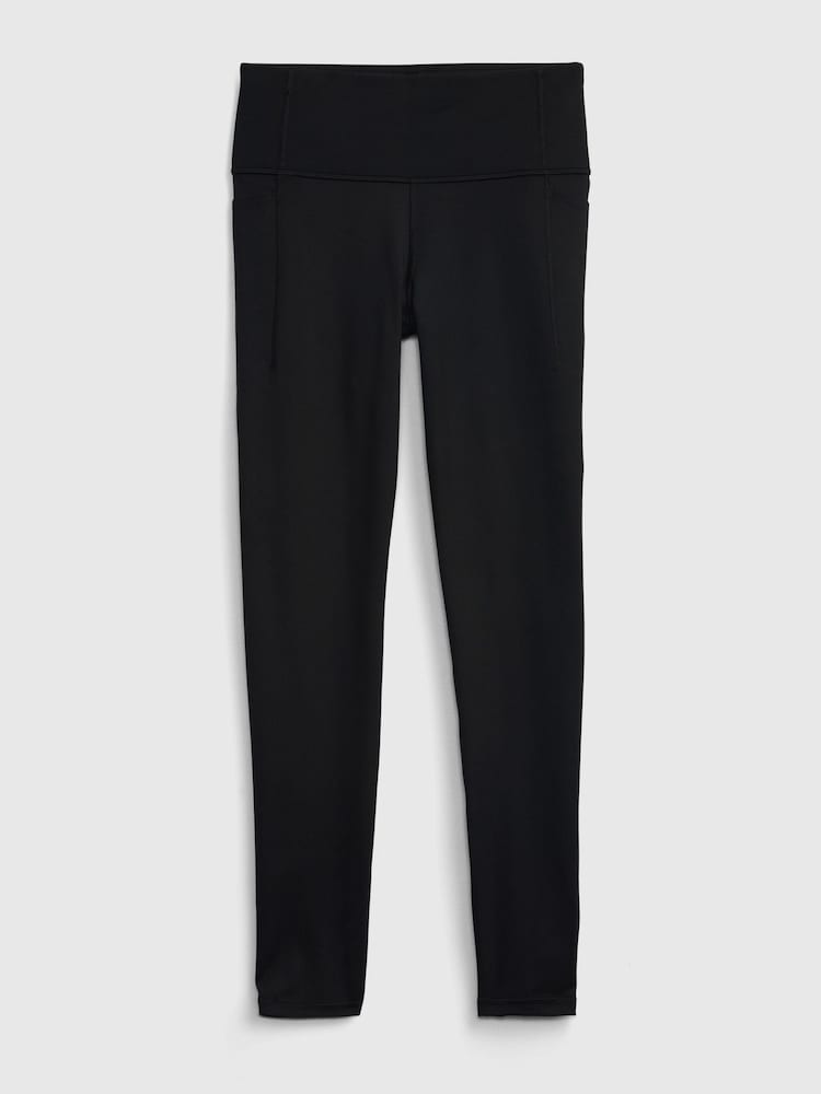 Negro - Leggings de tiro alto con diseño superelástico de Gap - Imagen 7 de 7