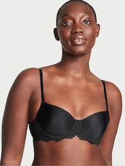 Victoria's Secret Black Pure Smooth Unlined Balcony Bra - Image 1 of 3