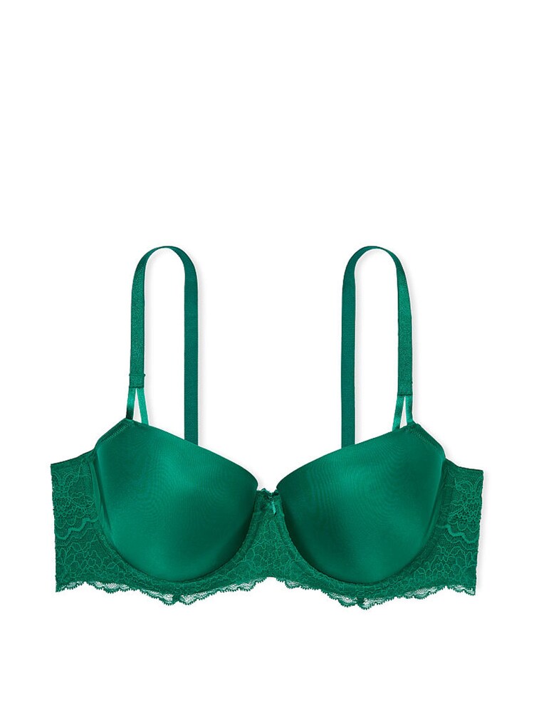 Victoria's Secret Spruce Green Smooth Lightly Lined Demi Bra - Image 3 of 3