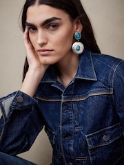 Banana Republic Blue Roper Jean Denim Jacket - Image 5 of 7