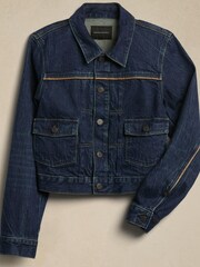 Banana Republic Blue Roper Jean Denim Jacket - Image 6 of 7