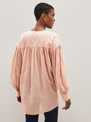 Banana Republic Multi West Cotton-Silk Shirt - Image 2 of 4