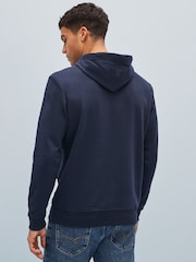 Gap Navy Blue United Kingdom Flag Logo Hoodie - Image 2 of 4