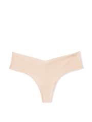 Victoria's Secret PINK Marizpan Nude No Show Thong Knickers - Image 3 of 3