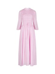 Great Plains Pink Bali Viscose Midi Dress - Image 4 of 4