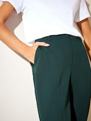 Friends Like These Forrest Green Tailored Ankle Grazer Trousers - Image 4 of 4