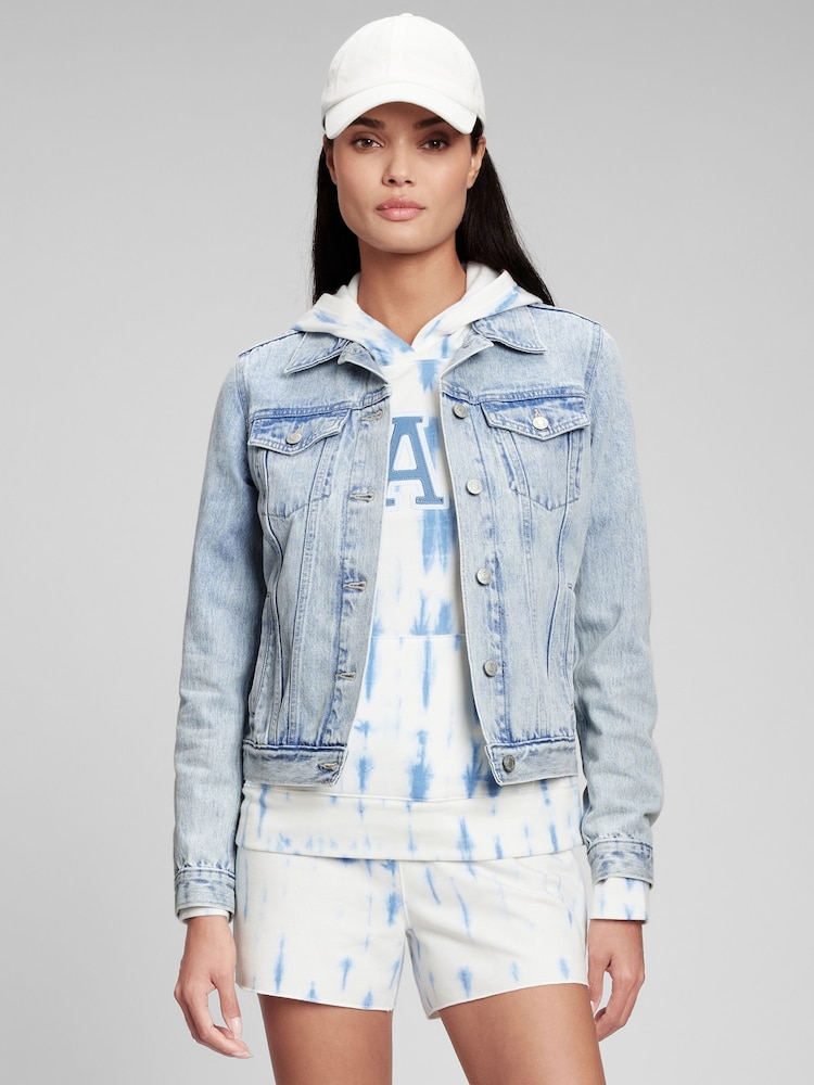 Azul claro - Chaqueta de denim con icono de Gap - Imagen 1 de 5