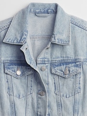 Azul claro - Chaqueta de denim con icono de Gap - Imagen 5 de 5