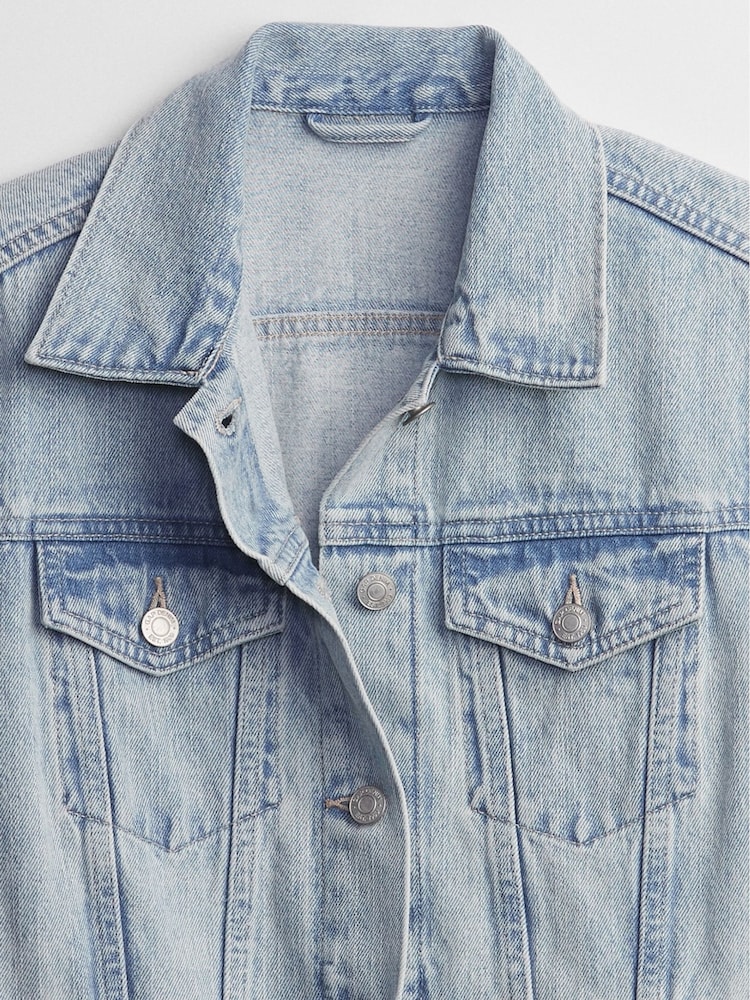 Azul claro - Chaqueta de denim con icono de Gap - Imagen 5 de 5