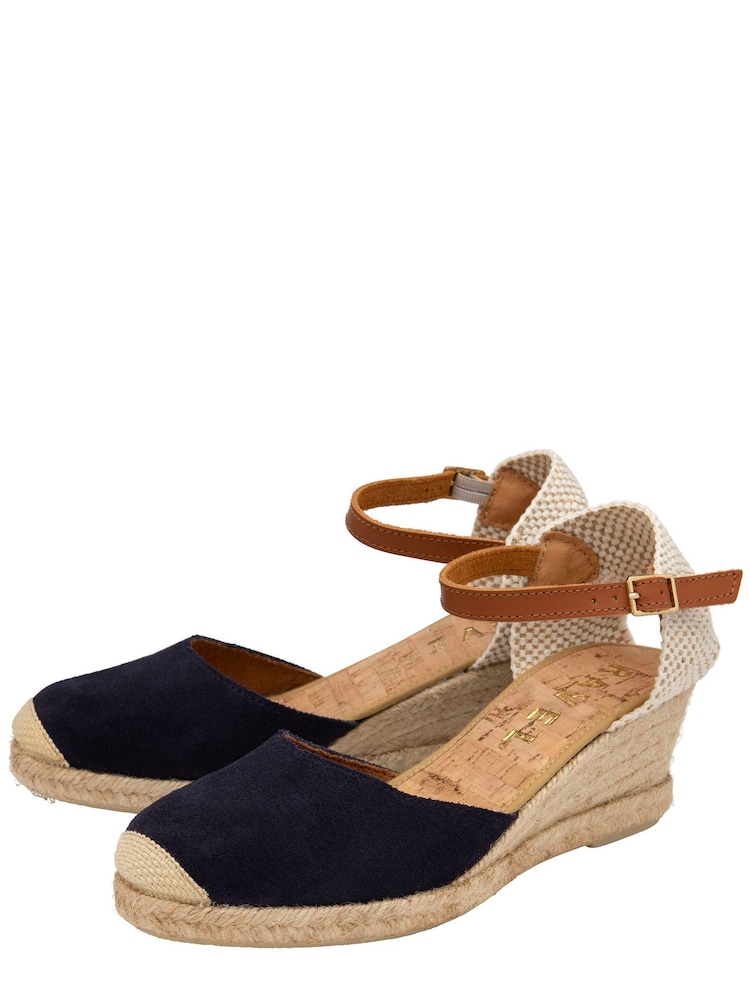 Ravel Espadrilles aus Veloursleder mit Keilabsatz - Bild 2 von 4
