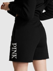 Victoria's Secret PINK Pure Black Everyday Fleece Sweat Short - Image 3 of 4