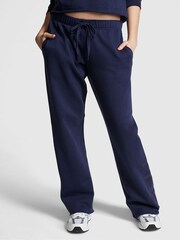 Victoria's Secret PINK Midnight Navy Blue Fleece Heritage Jogger - Image 1 of 1