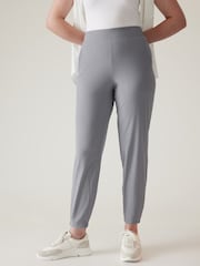 Athleta Blue Brooklyn Mid Rise Featherweight Joggers - Image 1 of 1